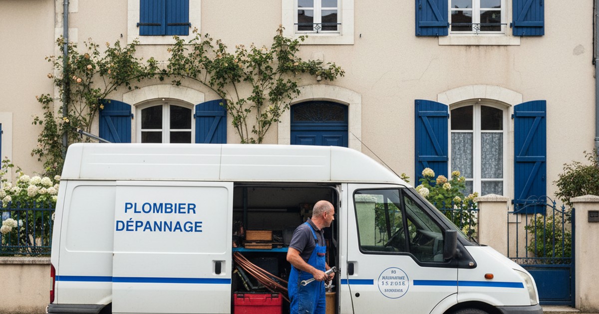 Plombier intervenant à Étrechet
